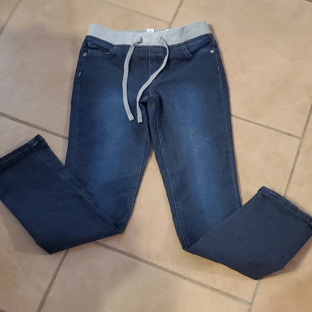 Justice Mid Rise Skinny Jeans, size 12